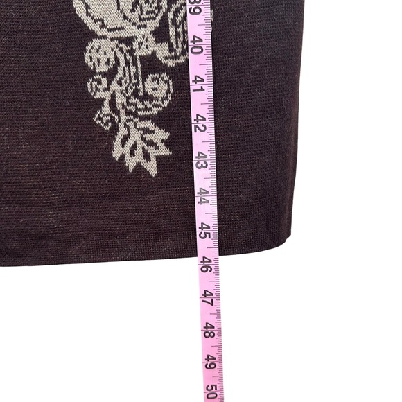 MAXSPORT Women's Cardigan Embroidered Pockets Boho Midi Long Sweater Size S - Picture 9 of 12